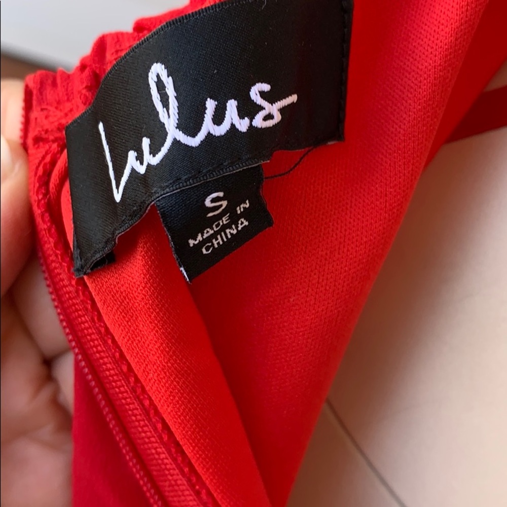Lulus Red Dress - Picture 13 of 15